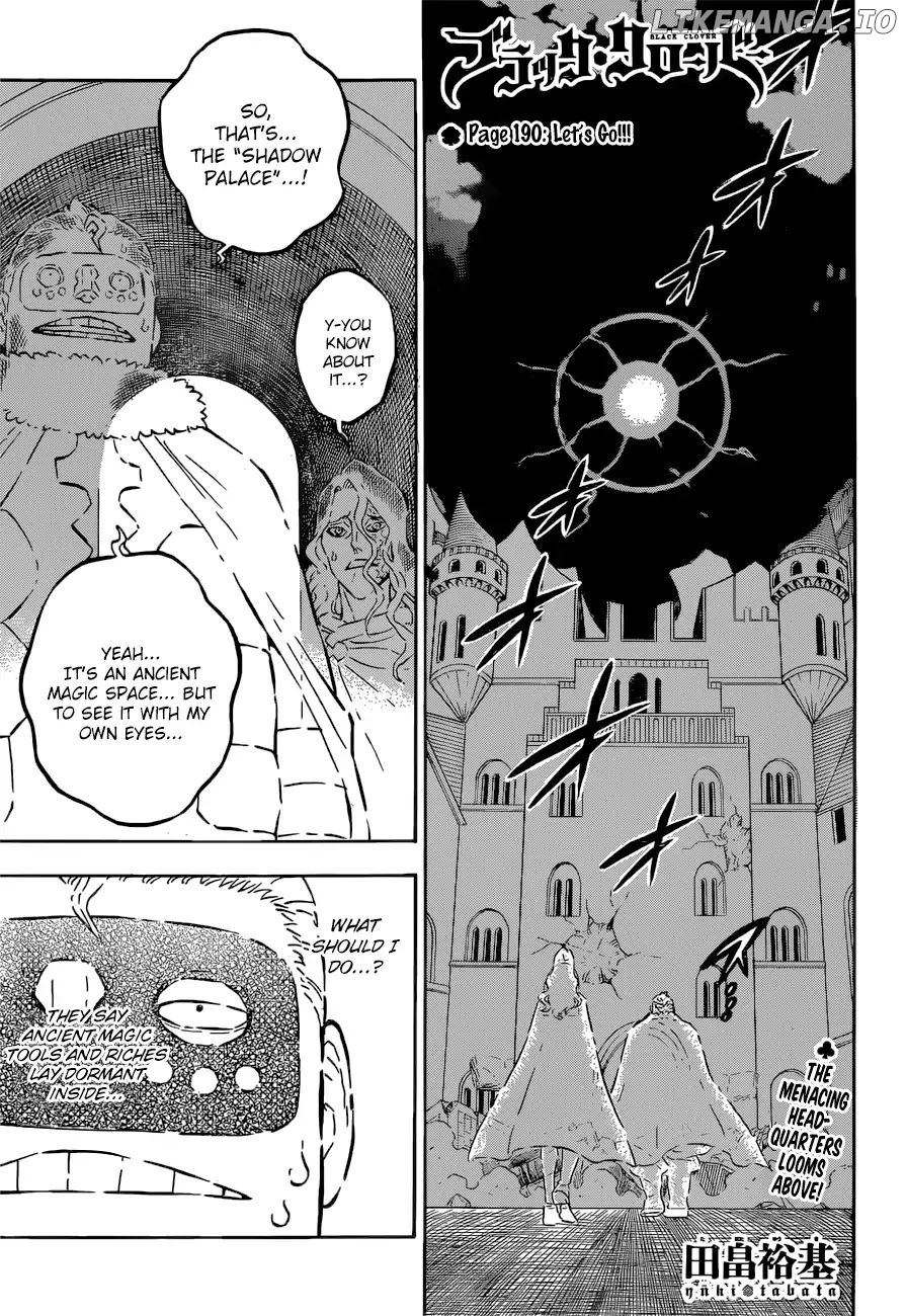 Black Clover chapter 190 image 01